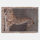 Couverture de jet bébé girafe (Devant)