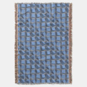 Couverture de jet bleu Boîtes qui tombent (devant Vertical)