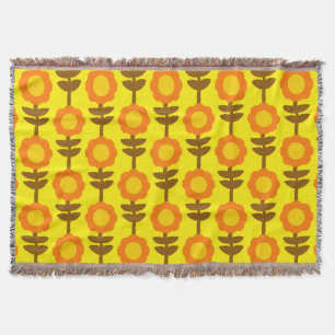 Couverture de jet Boho Botanica