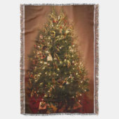 Couverture de jet d'arbre de Noël (devant Vertical)