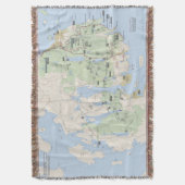 Couverture de jet de carte de parc national (devant Vertical)