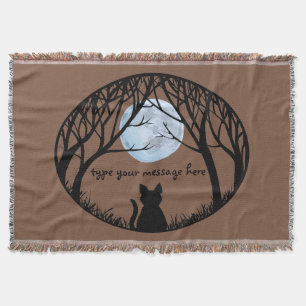 Couverture de jet de chat de Blanket Le Chat Fat