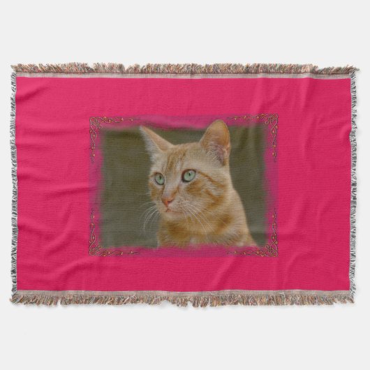 Couverture de jet de chat de gingembre (Devant)