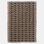 Couverture de jet de chat noir de Blanket Le Chat (devant Vertical)