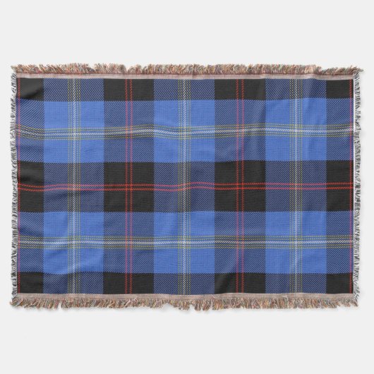 Couverture de jet de colline de tartan (Devant)