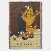 Couverture de jet de danseurs de tango (devant Vertical)