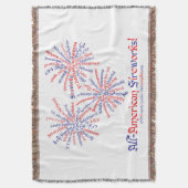 Couverture de jet de feux d'artifice tout américai (devant Vertical)