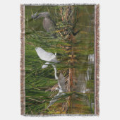 Couverture de jet de hérons de faune d'oiseaux de (devant Vertical)