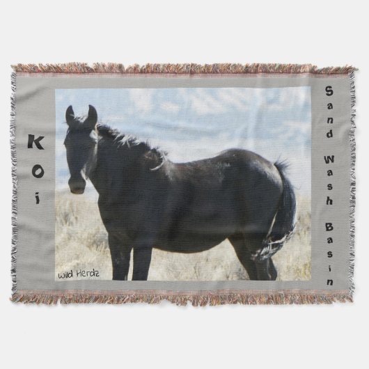 Couverture de jet de Koi (Devant)