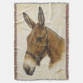 Couverture de jet de mule (devant Vertical)