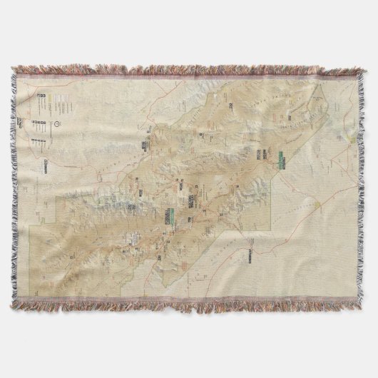 Couverture de jet de parc national de Death Valley (Devant)