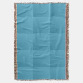 Couverture de jet de plaid de turquoise (devant Vertical)