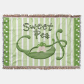 Couverture de jet de pois doux (Devant)