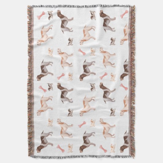 Couverture de jet de Spinone (devant Vertical)