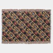 Couverture de jet de support de vin (Devant)