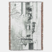 Couverture de jet de thanksgiving de pays de (devant Vertical)