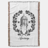 Couverture de jet de thème de rucher de reine des (devant Vertical)