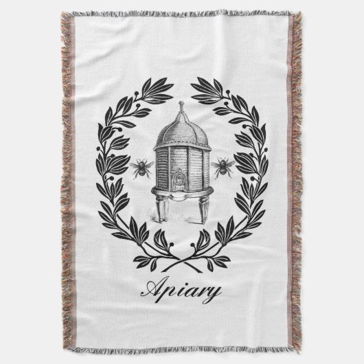 Couverture de jet de thème de rucher de reine des (devant Vertical)