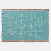 Couverture de jet de vers de bible (Devant)