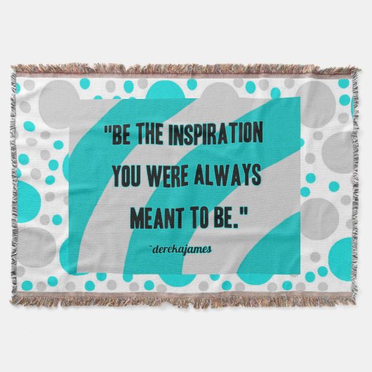 Couverture de jet d'inspiration (Devant)