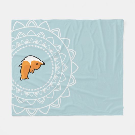 Couverture de jet d'ouatine de corgi de Namaste (Devant (Horizontal))