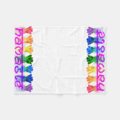 Couverture de jet d'ouatine de yoga de Namaste (Devant (Horizontal))