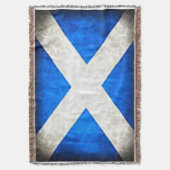 Couverture de jet. Drapeau de l'Ecosse (devant Vertical)