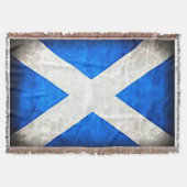 Couverture de jet. Drapeau de l'Ecosse (Devant)
