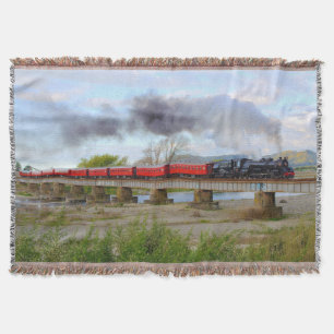 Couverture de jet du train 16 de vapeur