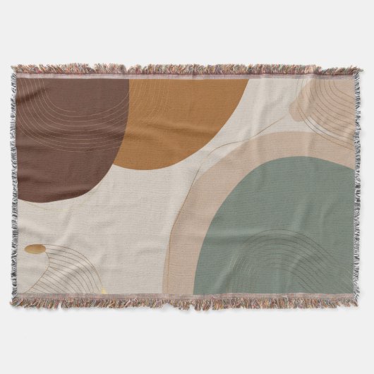 Couverture de jet émeraude Art Déco (Devant)