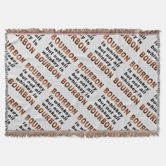 COUVERTURE de JET - non tout le whiskey est (Devant)