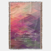 Couverture de jet personnalisée par motif (devant Vertical)