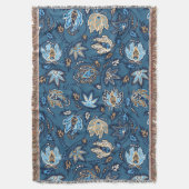 Couverture de jet Protea Batik Hawaïen Tropical (devant Vertical)