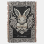 Couverture de jet Regal Rabbit Heirloom (devant Vertical)