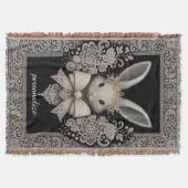 Couverture de jet Regal Rabbit Heirloom (Devant)