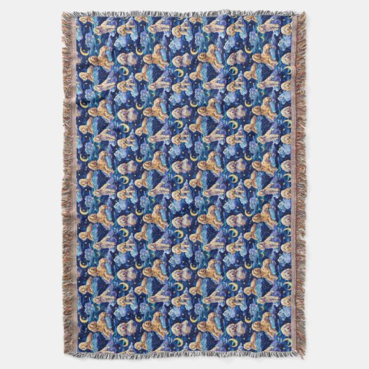 Couverture de jeté Sleep Toile de Jouy - Goldendoo (devant Vertical)