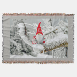 Couverture de jetée de Noël pour gnome mignon