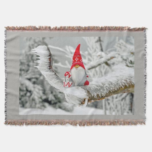 Couverture de jetée de Noël pour gnome mignon (Devant)
