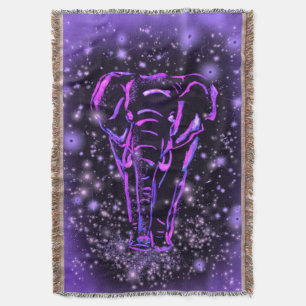 Couverture de jeton d'éléphant violet