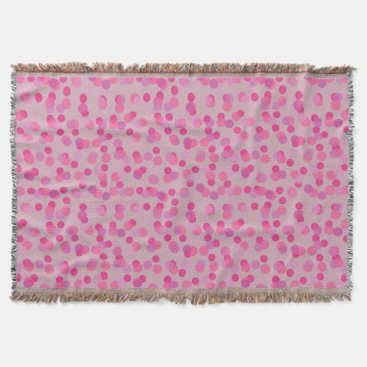 Couverture de jolis pois roses (Devant)