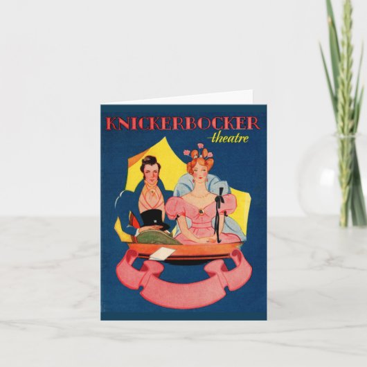 Couverture de la feuille de théâtre Knickerbocker (Devant)