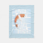 Couverture de la flanelle de poisson Koi (Devant)