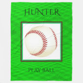 Couverture de la flotte de baseball avec nom perso (Devant)