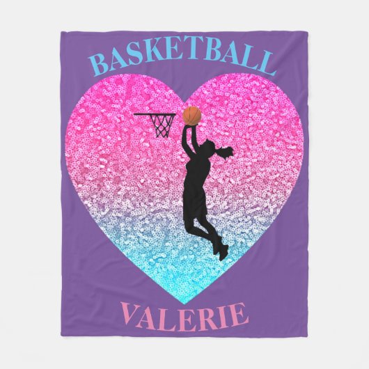 Couverture de la flotte de basket-ball pour filles (Devant)