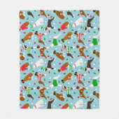 Couverture de la flotte de chien de boîte de Noël (Devant)