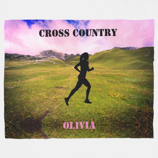 Couverture de la flotte de ciel rose pour les fill (Devant (Horizontal))