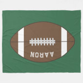 Couverture de la flotte de football personnalisée (Devant (Horizontal))