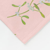 Couverture de la flotte d'hiver rose Mistletoe (Coin)