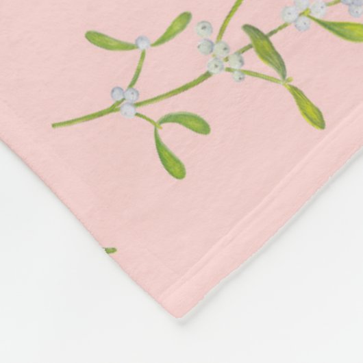 Couverture de la flotte d'hiver rose Mistletoe (Coin)