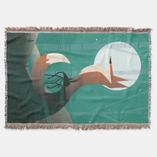 Couverture de la Pleine lune Foxy Throw
